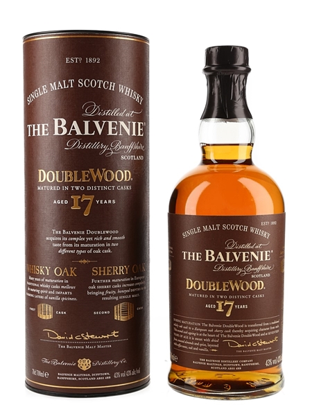 Balvenie 17 Year Old DoubleWood  70cl / 43%