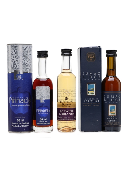 Canadian Ice Wine & Ice Cider Miniatures 3 x 5cl