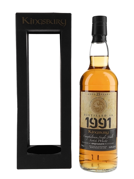 Springbank 1991 25 Year Old Kingsbury  70cl / 59%