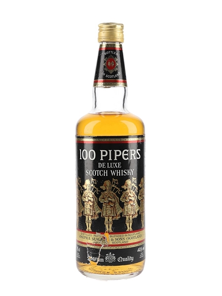 Seagram's 100 Pipers Bottled 1980s 75cl / 40%