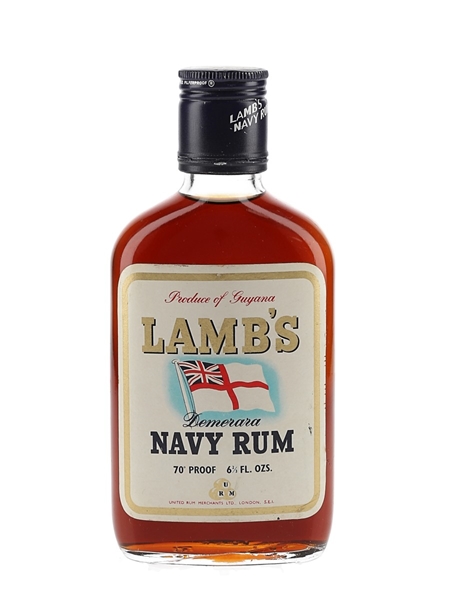 Lamb's Demerara Navy Rum Bottled 1970s 18cl / 40%