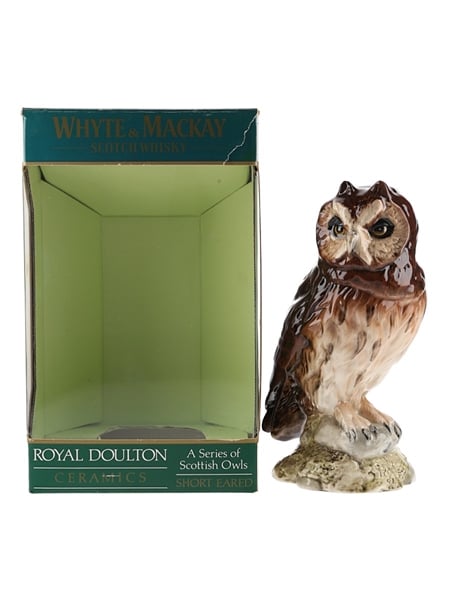 Whyte & Mackay Short Eared Owl Bottled 1980s - Royal Doulton 20cl / 40%