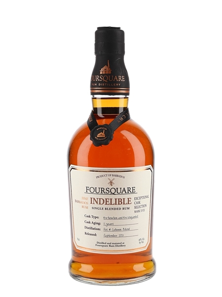 Foursquare Indelible 11 Year Old Bottled 2021 - Exceptional Cask Selection Mark XVIII 70cl / 48%