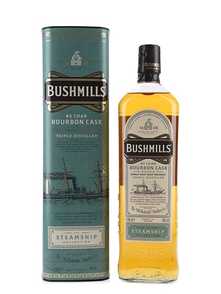 Bushmills #3 Char Bourbon Cask The Steamship Collection 100cl / 40%