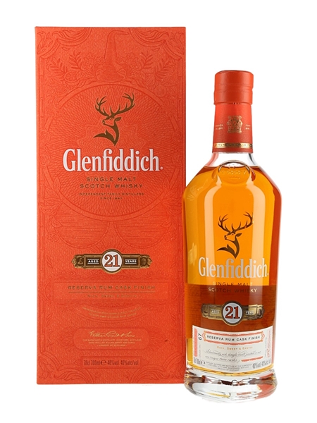 Glenfiddich 21 Year Old Reserva Rum Cask Finish 70cl / 40%