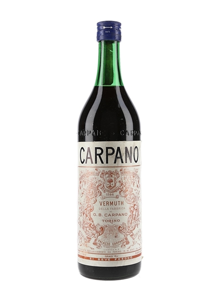 Carpano Vermuth Bottled 1970s 100cl / 16.5%