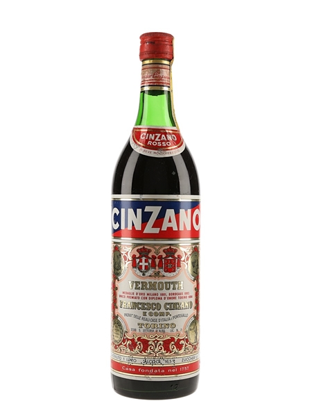 Cinzano Vermouth Rosso Bottled 1970s 100cl / 16.5%