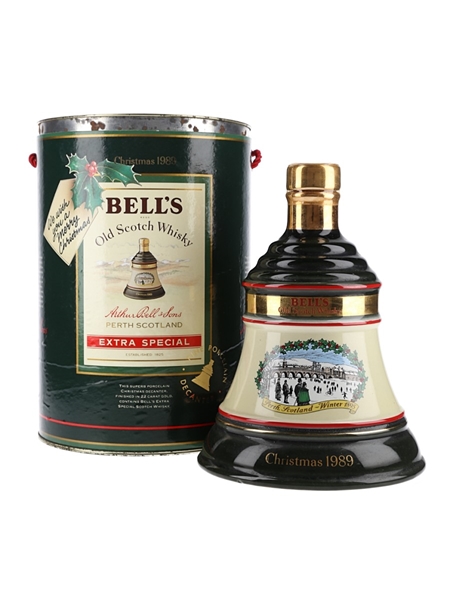 Bell's Christmas 1989 Ceramic Decanter Perth Winter 1895 75cl / 43%