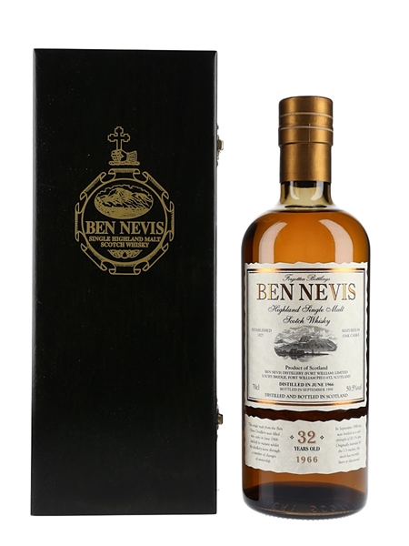 Ben Nevis 1966 32 Year Old Bottled 1998 - Forgotten Bottlings 70cl / 50.5%