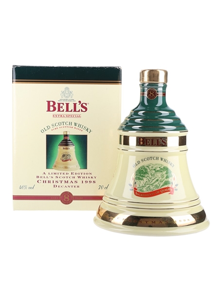 Bell's Christmas 1998 Ceramic Decanter Ingredients of Quality 70cl / 40%