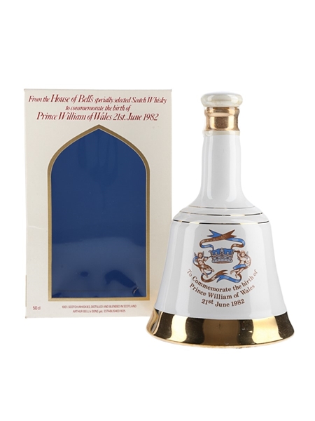 Bell's Ceramic Decanter Prince William Of Wales 1982 50cl / 40%