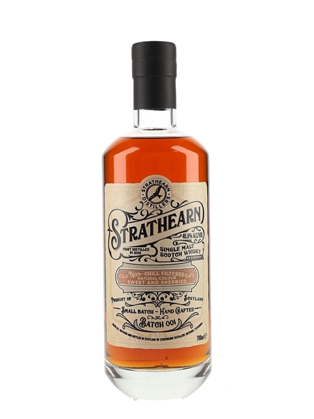 Strathearn 3 Year Old Batch 001  70cl / 46.6%