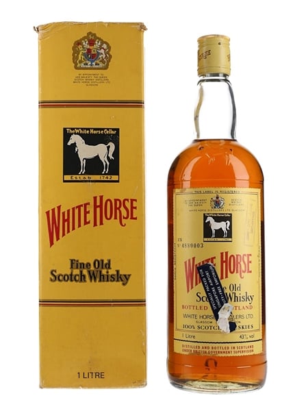 White Horse Bottled 1990s - Duty Free 100cl / 43%