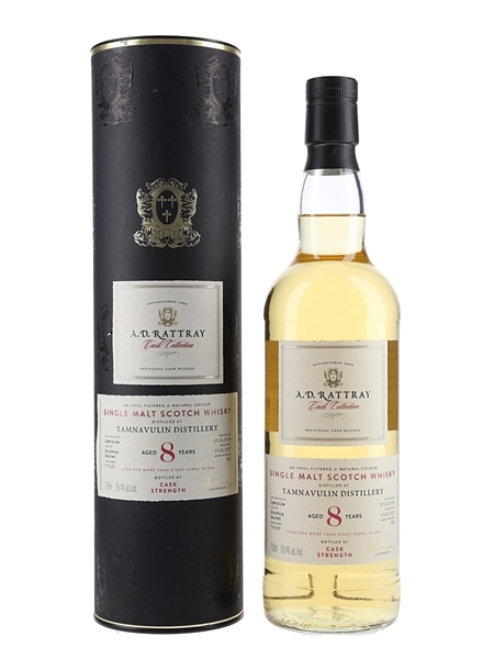 Tamnavulin 2009 8 Year Old Cask 700629 Bottled 2017 - A D Rattray 70cl / 59.4%