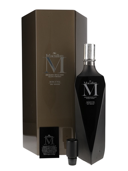 Macallan M Black Lalique Decanter 2017 Release 70cl / 45%