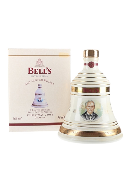 Bell's Christmas 2003 Ceramic Decanter Alexander Fleming 70cl / 40%