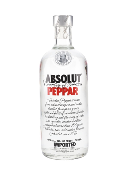 Absolut Peppar Vodka  50cl / 40%