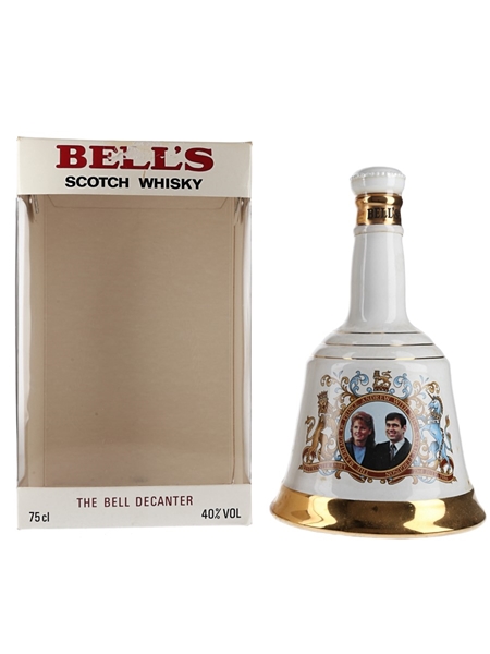 Bell's Ceramic Decanter Royal Wedding 1986 - Prince Andrew & Sarah Ferguson 75cl / 43%