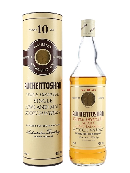 Auchentoshan 10 Year Old Bottled 1980s 75cl / 40%