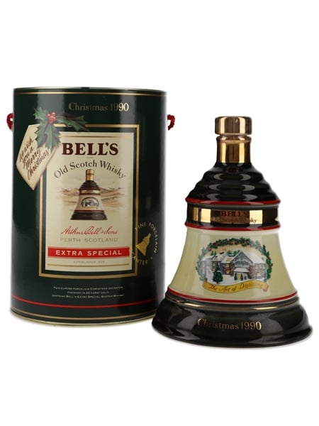 Bell's Christmas 1990 Ceramic Decanter The Art Of Distilling 75cl / 43%