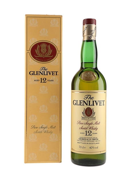 Glenlivet 12 Year Old Bottled 1990s 70cl / 40%