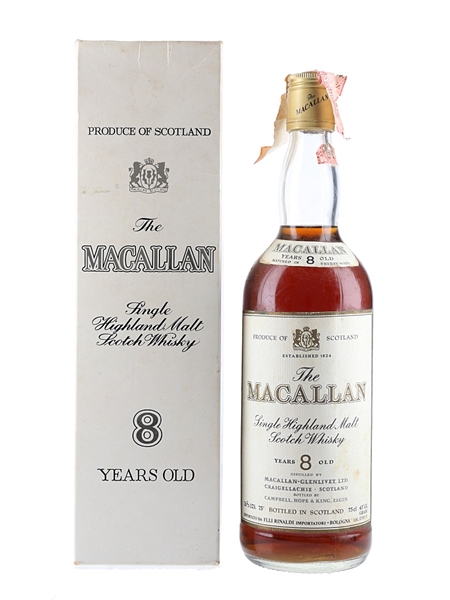 Macallan 8 Year Old Campbell, Hope & King Bottled 1970s - Rinaldi 75cl / 43%