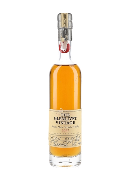 Glenlivet Vintage Collection 1967 Bottled 1998 20cl / 53.32%