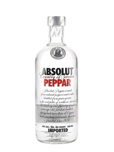 Absolut Peppar Vodka  50cl / 40%