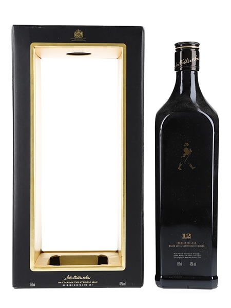 Johnnie Walker Black Label 1908-2008 Anniversary Edition 100 Years Of Striding Man 75cl / 40%