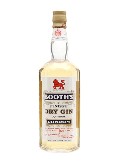 Booth's London Dry Gin Bottled 1955 75cl / 40%