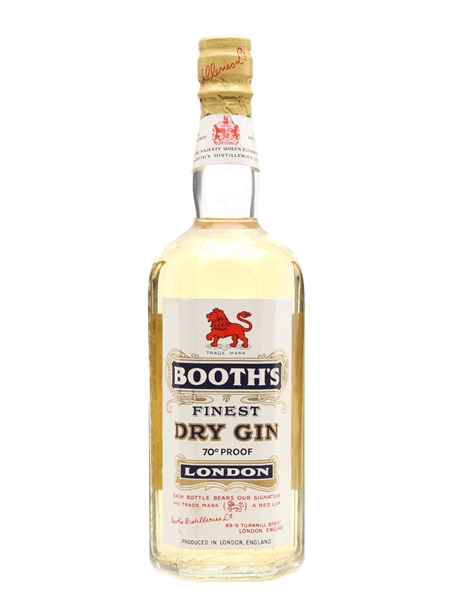 Booth's London Dry Gin Bottled 1955 75cl / 40%