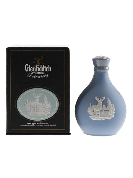 Glenfiddich 21 Year Old Wedgwood Decanter Bottled 1987 5cl / 43%