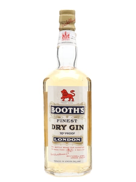 Booth's London Dry Gin Bottled 1955 75cl / 40%