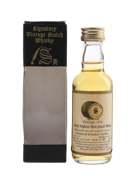 Edradour 1976 21 Year Old Bottled 1997 - Signatory Vintage 5cl / 52.3%