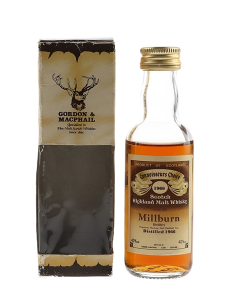 Millburn 1966 Connoisseurs Choice Bottled 1980s - Gordon & MacPhail 5cl / 40%