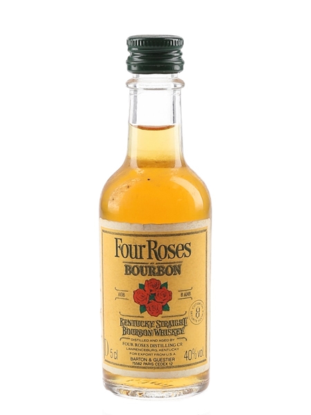 Four Roses 8 Year Old Bourbon Bottled 1980s - Barton & Guestier 5cl / 40%