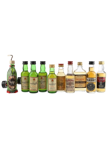 Assorted Single Malt Scotch Whisky  10 x 5cl