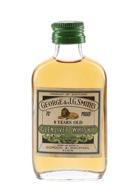 Glenlivet 8 Year Old Bottled 1970s - Gordon & MacPhail 5cl / 40%