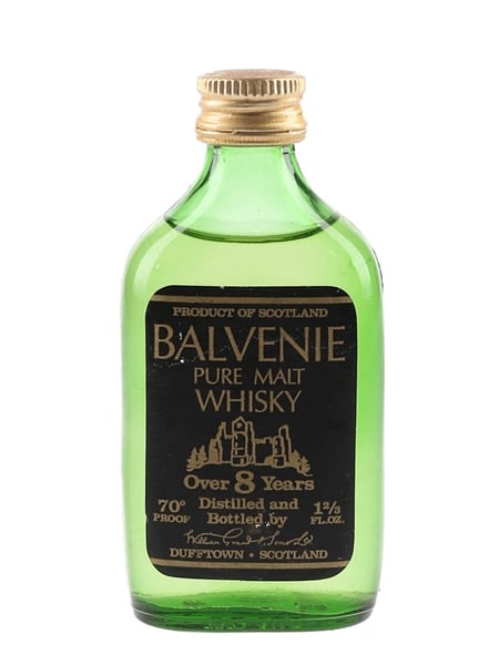 Balvenie Pure Malt Over 8 Years Bottled 1970s 4.7cl / 40%