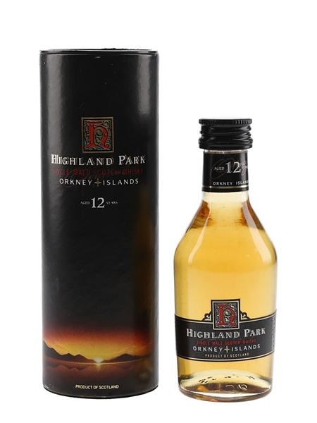 Highland Park 12 Year Old Bottled 1990s 5cl / 40%