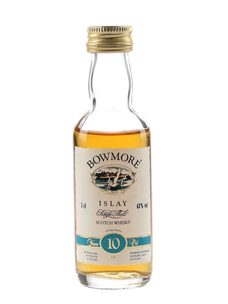 Bowmore 10 Year Old Bottled 1990s 5cl / 43%