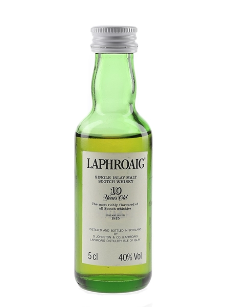 Laphroaig 10 Year Old Bottled 1980s-1990s - Pre Royal Warrant 5cl / 40%