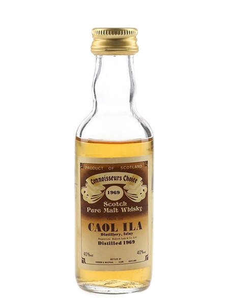 Caol Ila 1969 Connoisseurs Choice Bottled 1980s - Gordon & MacPhail 5cl / 40%