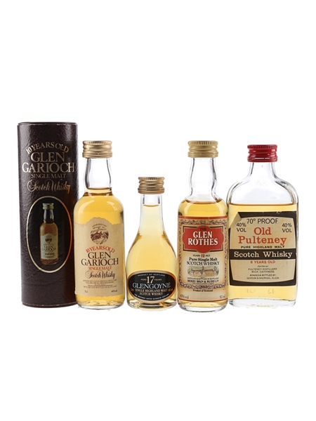 Assorted Single Malt Scotch Whisky  4 x 5cl