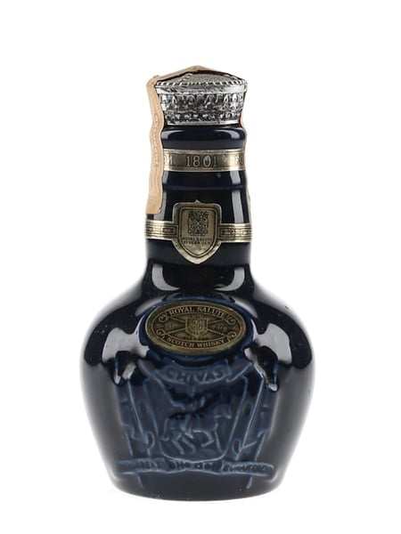 Royal Salute 21 Year Old Blue Wade Ceramic Decanter 5cl / 40%