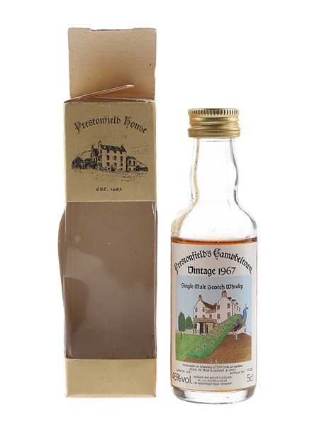 Prestonfield Campbeltown 1967 Cask 3137 Springbank 20 Year Old 5cl / 46%