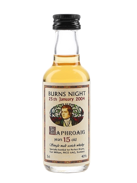 Laphroaig 15 Year Old 25th January 2004 - Burns Night 5cl / 40%