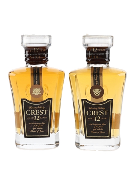 Suntory Crest 12 Year Old  2 x 5cl / 43%