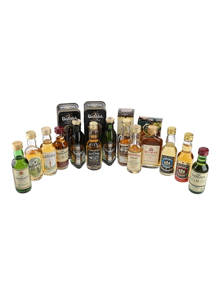 Assorted Single Malt Scotch Whisky  13 x 5cl