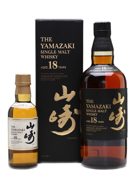 Yamazaki 18 Year Old & 10 Year Old  70cl & 18cl